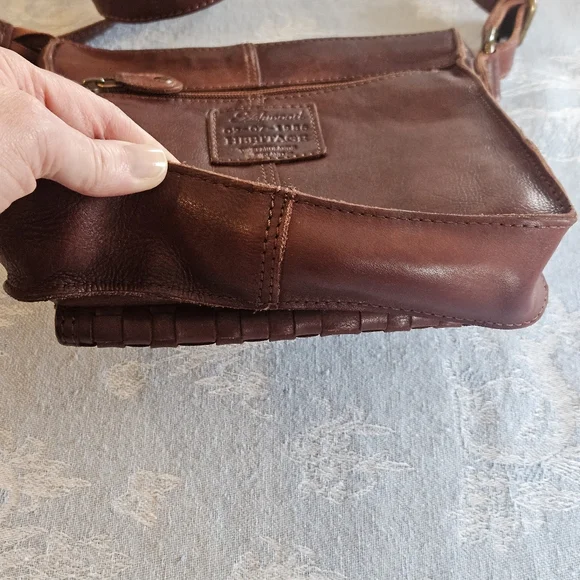 ASHWOOD HERITAGE Crossbody Bag Red Leather Woven England UK Purse Handbag Boho - Picture 11 of 16